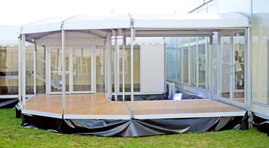 Walkwayzelte von LEUBE