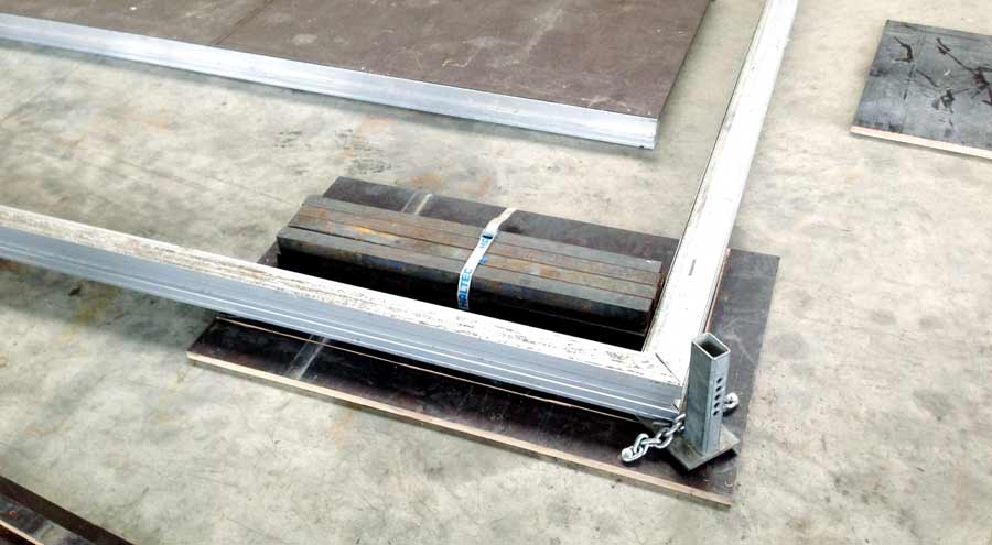 Verankerungsfreie Montage von LEUBE