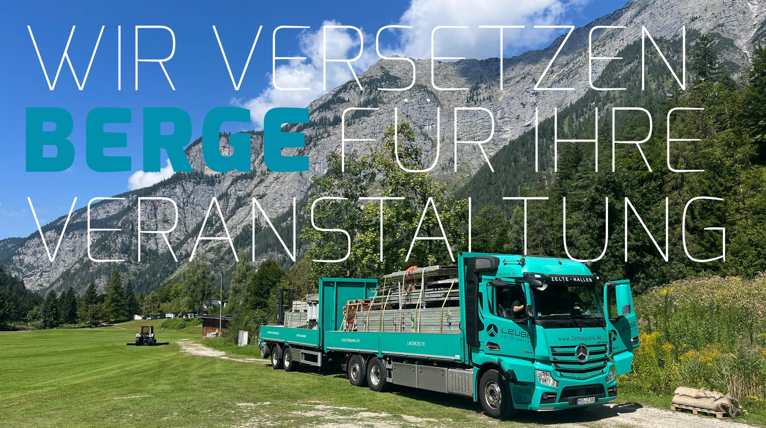 Wir versetzen Berge für ihre Veranstaltung