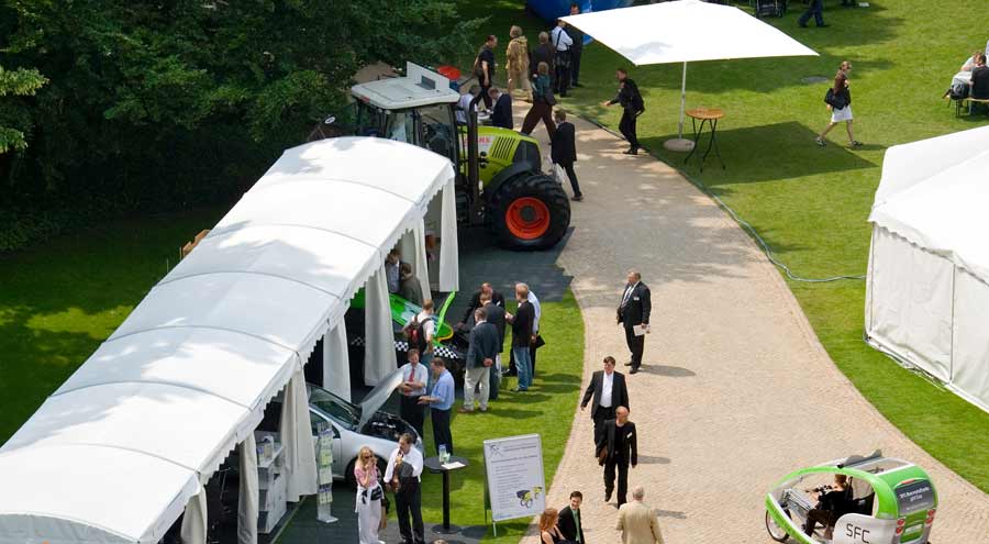 Walkwayzelte von LEUBE